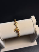 Double Cone Charm Bracelet