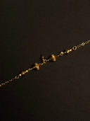 Double Cone Charm Bracelet