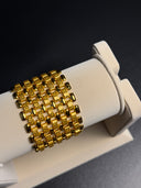 Greek Mesh Cuff Bracelet
