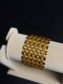 Greek Mesh Cuff Bracelet
