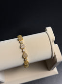 Crystal Cluster Link Bracelet