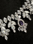 Crystal Leaf Navy Set