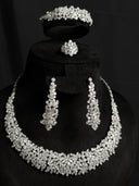 Crystal Floral Cluster Set