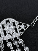 Star Motif Zirconia Choker Set
